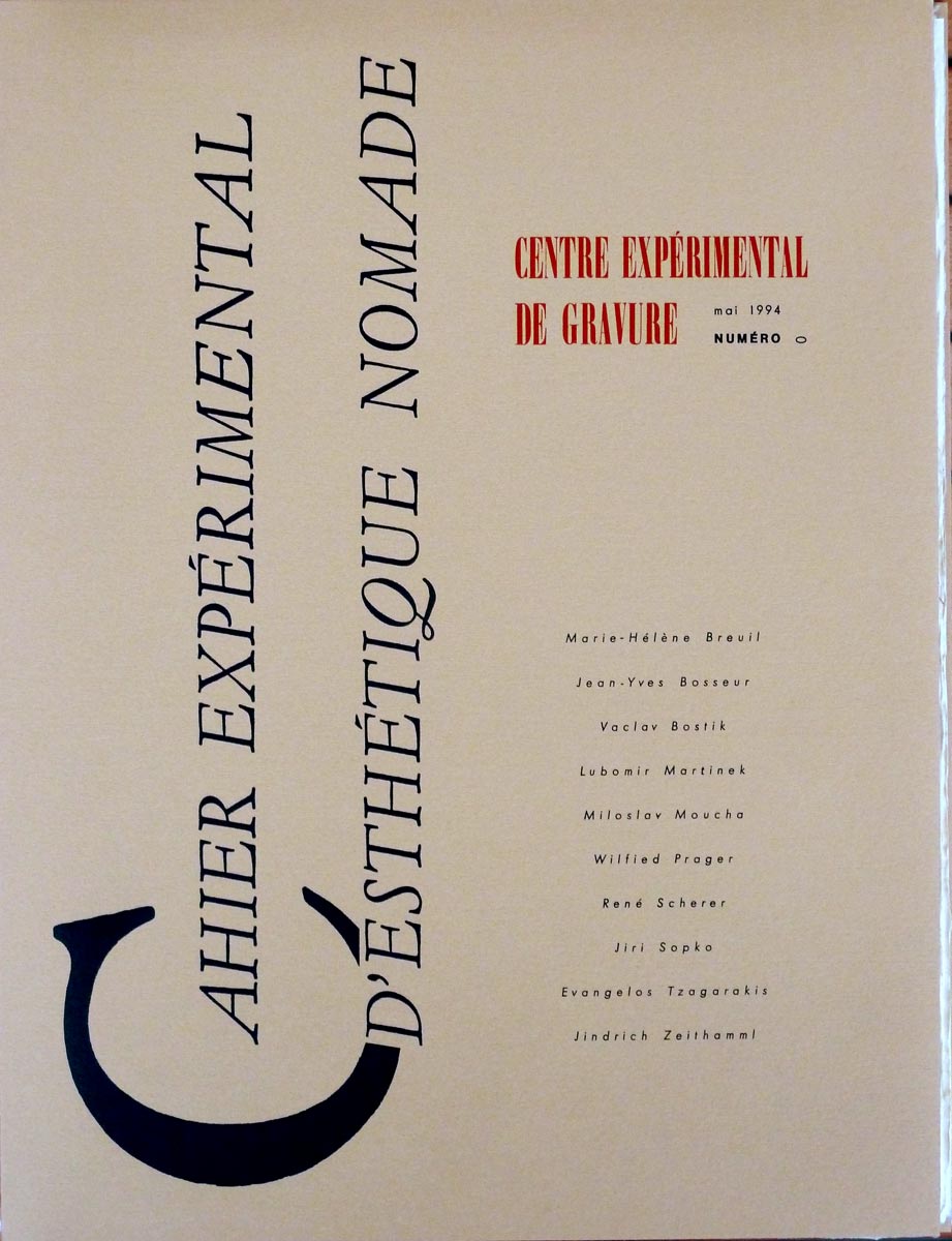 Cahier expérimental d'esthétique nomade