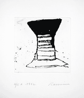 Eau-forte de Martine Rassineux - Mémoire