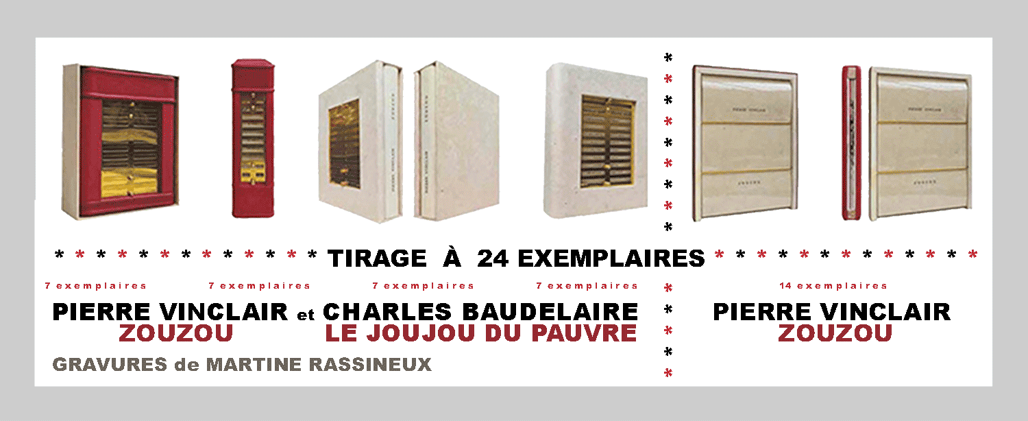 Livre 2 - Éditions Anakatabase François Da Ros et Martine Rassineux Pierre Vinclair Zouzou Charles Baudelaire Le joujou du pauvre