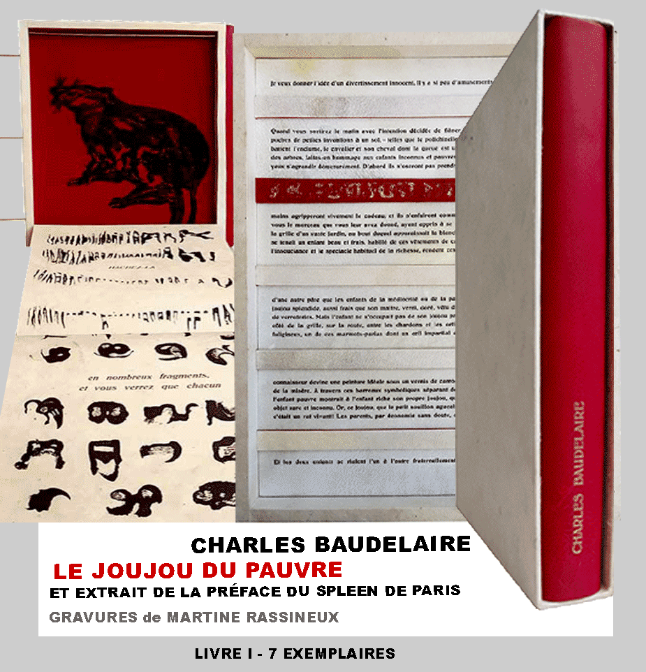 Éditions Anakatabase Charles Baudelaire gravures de Martine Rassineux
